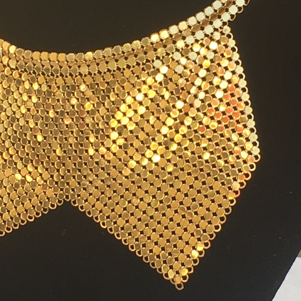 Mesh Choker Necklace - Whiting and Davis style!!